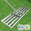 - Lawn Leveling Rake - Heavy-Duty Stainless Steel Lawn Leveling Tool for Lawn, Soil, Sand, 78'' Extra Long Handle, Ideal for Yard, Garden