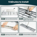 - Lawn Leveling Rake - Heavy-Duty Stainless Steel Lawn Leveling Tool for Lawn, Soil, Sand, 78'' Extra Long Handle, Ideal for Yard, Garden-4